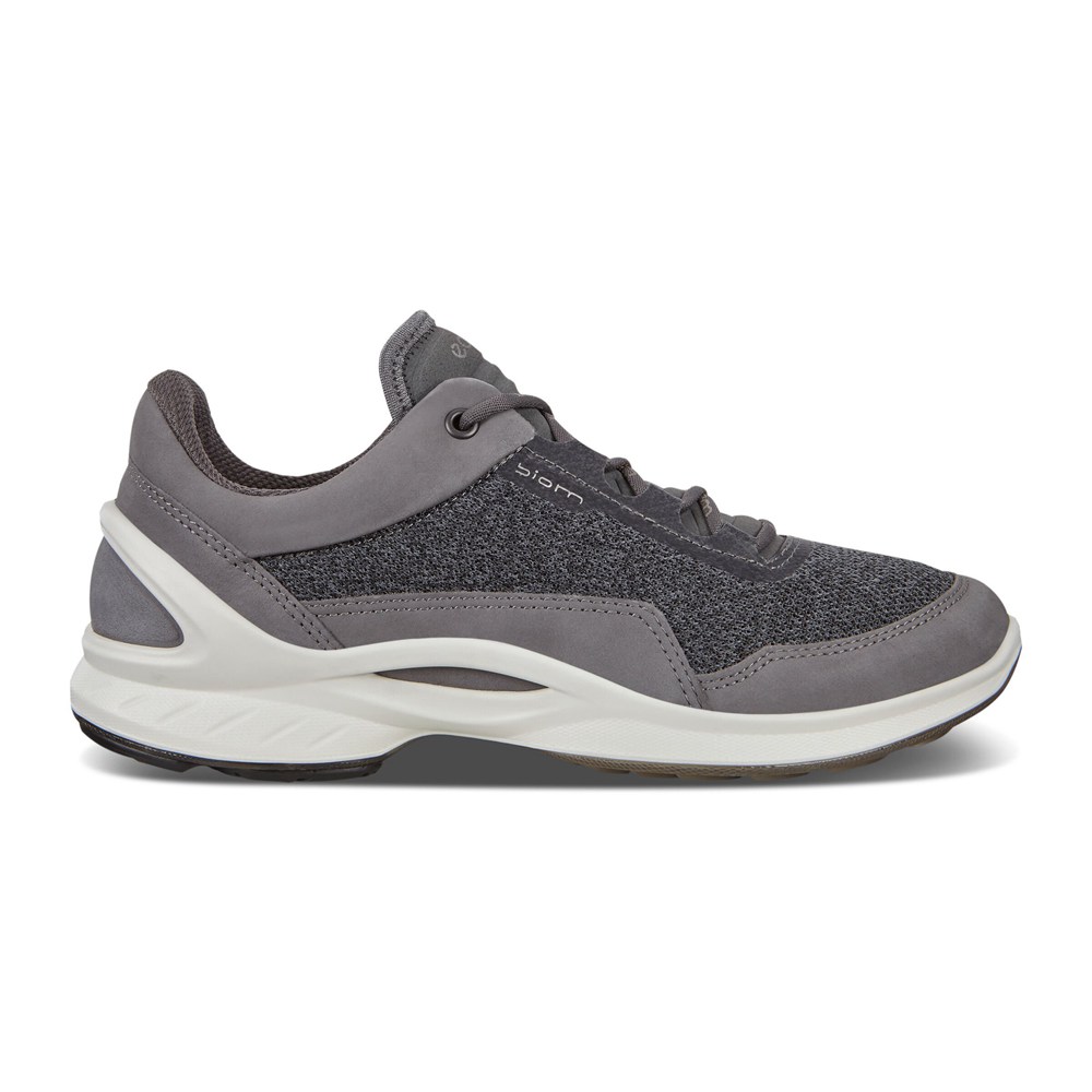 Tenis Outdoor Mujer - ECCO Biom Fjuel - Grises Oscuro - KXE168904